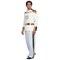 Men's Fairytale Prince Costume Adult X-Large White Tunic with Gold Accents